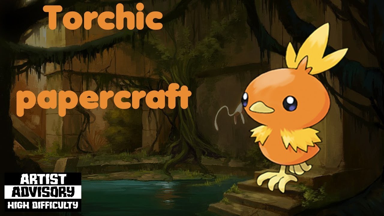 Pokémon | Papercraft | Torchic | Speedcraft
