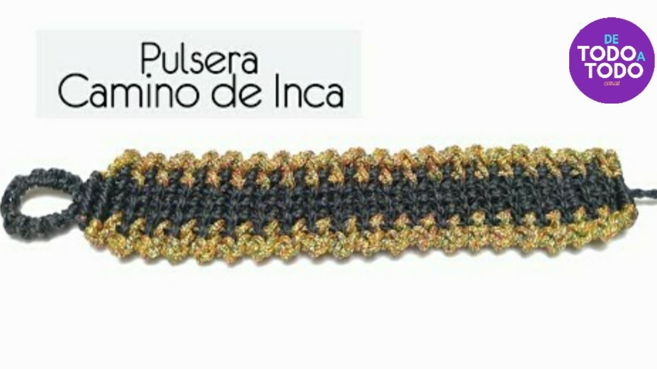 ????Pulsera CAMINO DEL INCA.paso a paso. bien explicado.DIY. ✅Cómo hacer pulsera camino del inca?