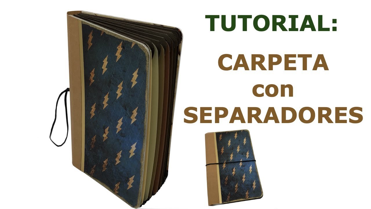 TUTORIAL Scrapbook: CARPETA CON SEPARADORES | La CARPETA DE TUS SUEÑOS Ft. Luisa Paper Craft