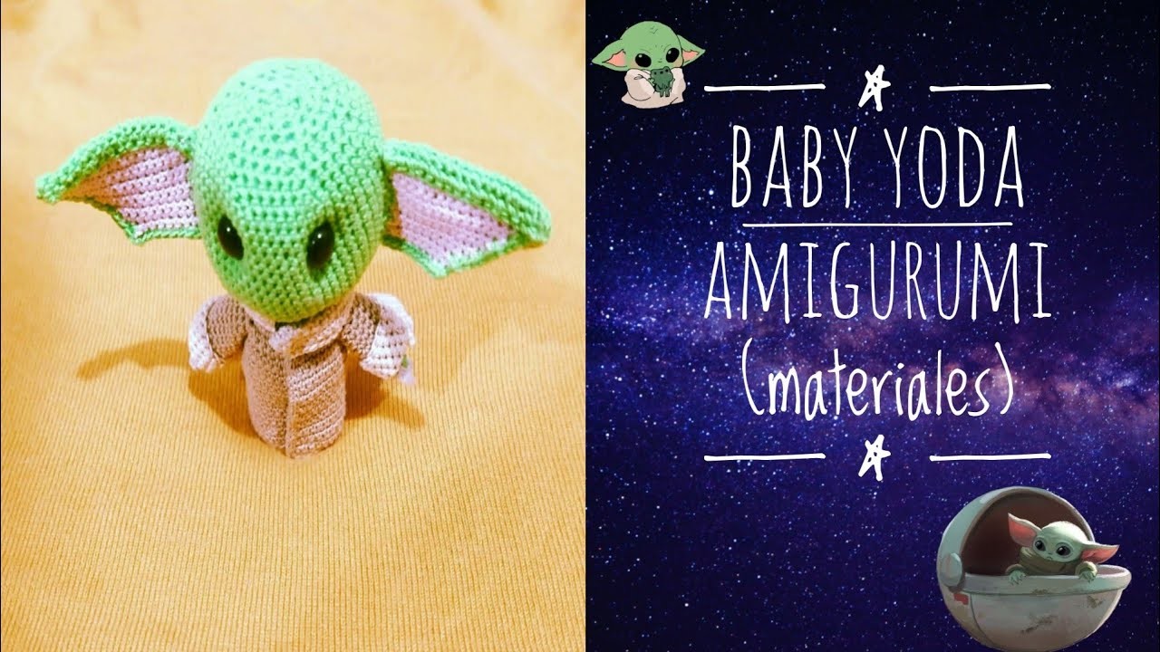 Baby Yoda  amigurumi (materiales)