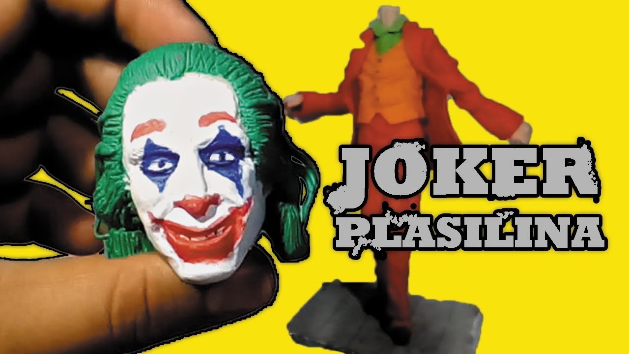 Como Hacer Al Joker (Guason) 2019 Con Plastilina Escolar. Joaquin Phoénix.  tutorial. ilustrame