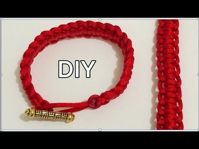 Como Hacer Brazalete Macrame. DIY. How to Make Easy Macrame Bracelet. Handmade
