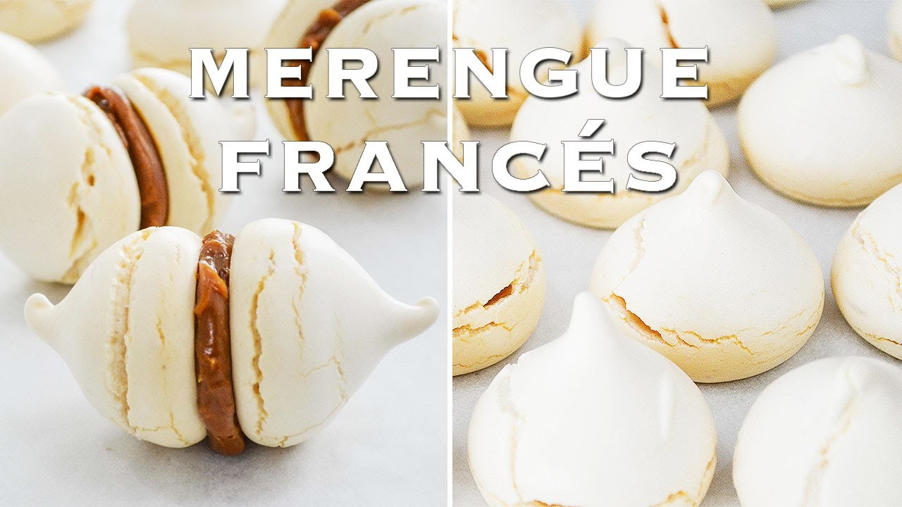 Como hacer Merengue Francés ✩ Merenguitos, Suspiros con Dulce de Leche || Tan Dulce