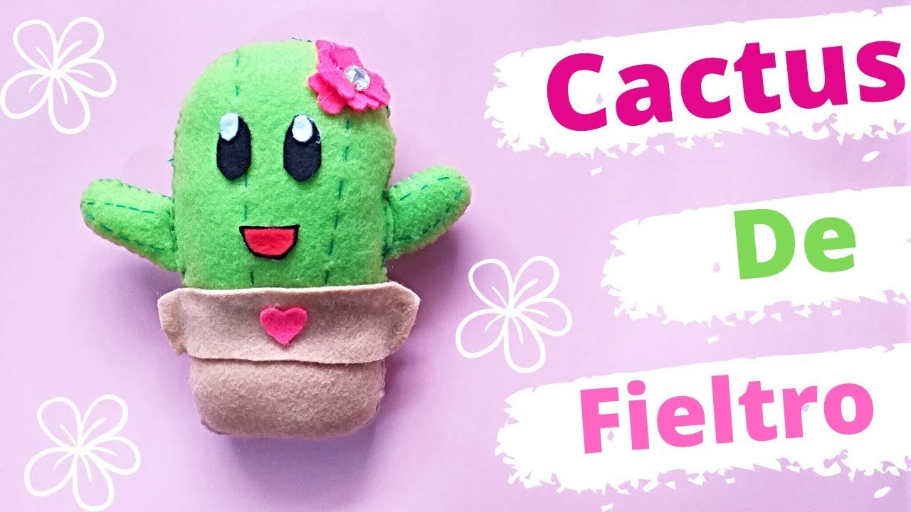 COMO HACER UN CACTUS DE FIELTRO. DIY |  How To Make A Cactus ????