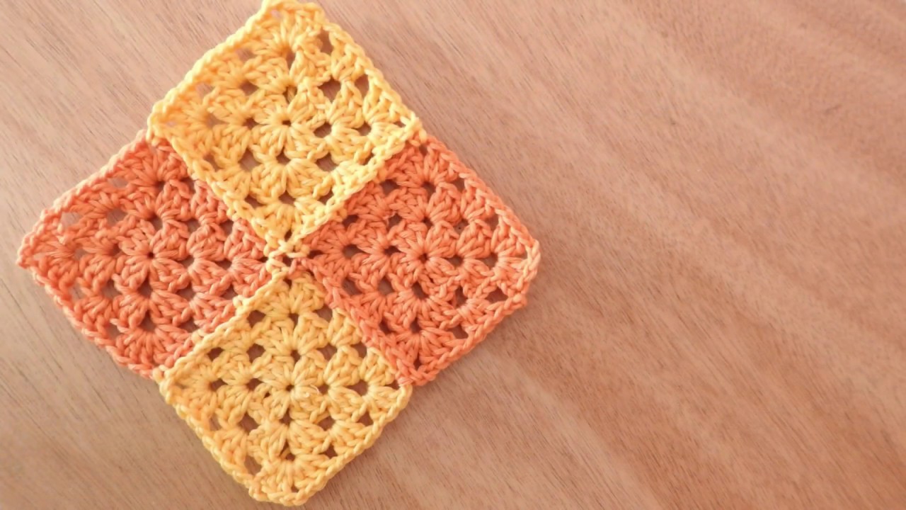 Como unir cuadrados a crochet. granny square