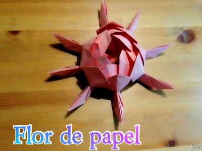 Diy- flor de papel, manualidades fáciles.
