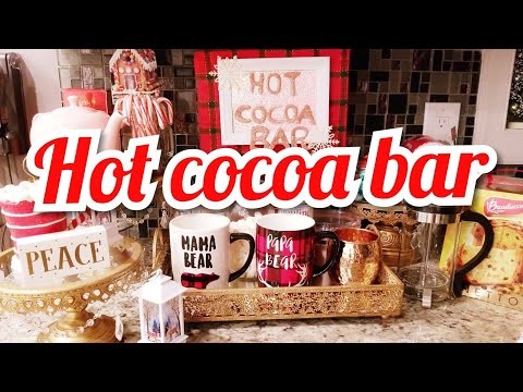 HOT COCOA BAR DIY AND SETUP