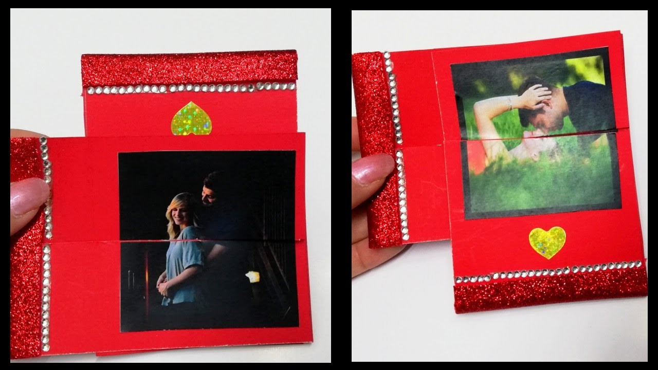 Ideas para el 14 de febrero Tarjeta mágica de fotos | Magic Card | portarretratos originales