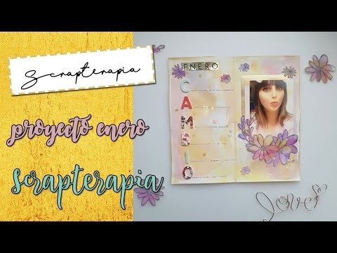 SCRAPTERAPIA | PROYECTO ENERO | CON YOLANDA CABRERIZO | SCRAPBOOK