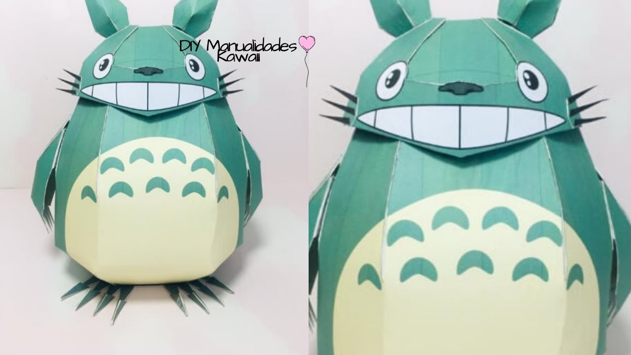 Totoro papercraft.  manualidades kawaii