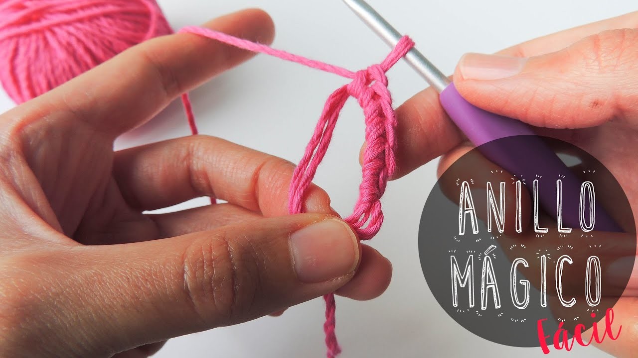 Anillo Mágico Fácil (puntos básico de crochet - ganchillo)