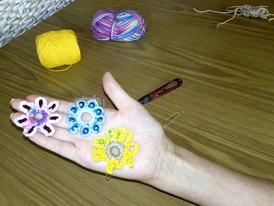 ????️ Aplique Flor Símil Crochet ???? Atención "No Crocheteras" ???? Flor Imitação Crochê para Aplicação.
