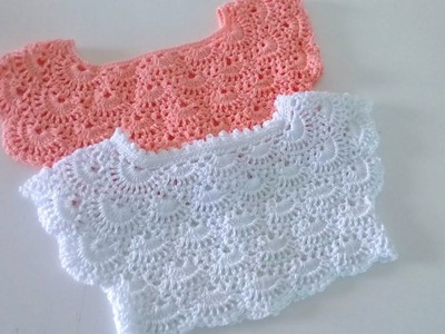 Canesu tejido  a crochet -  paso a paso - cualquier talla