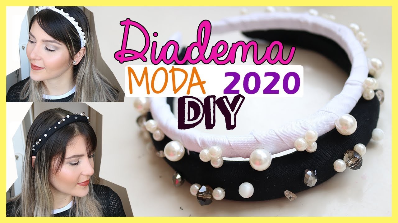 Cómo hacer DIADEMAS con PERLAS y VOLUMEN | MODA 2020 DIY