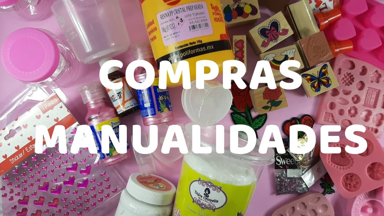 COMPRAS MATERIAL DE MANUALIDADES | Proyecto Bonito