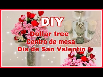 DECORACIÓN PARA EL COMEDOR.VALENTINES DAY GLAM CENTERPIECE.DECOR