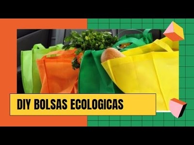 ✅ DIY Bolsas ecologicas de tela *BUENO, BONITO Y BARATO*- Mada Rios
