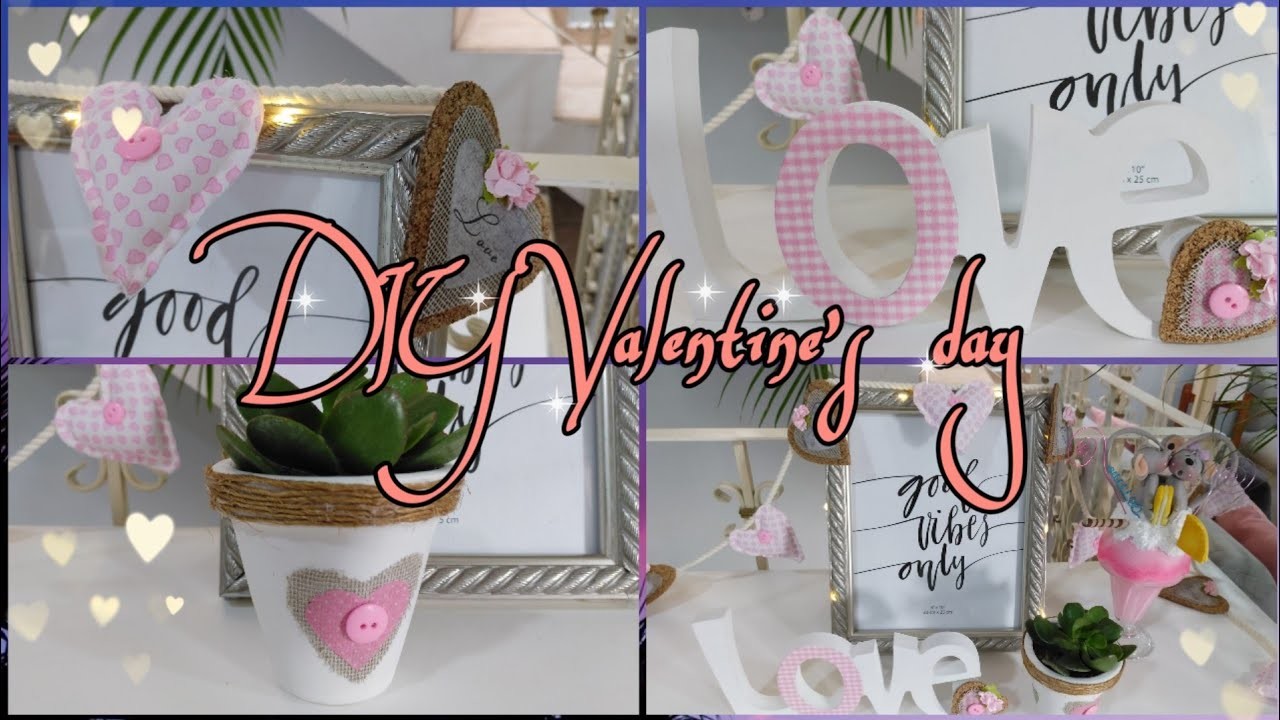 DIY Decoraciones de San Valentin | regalos para 14 de febrero | Manualidades Faciles