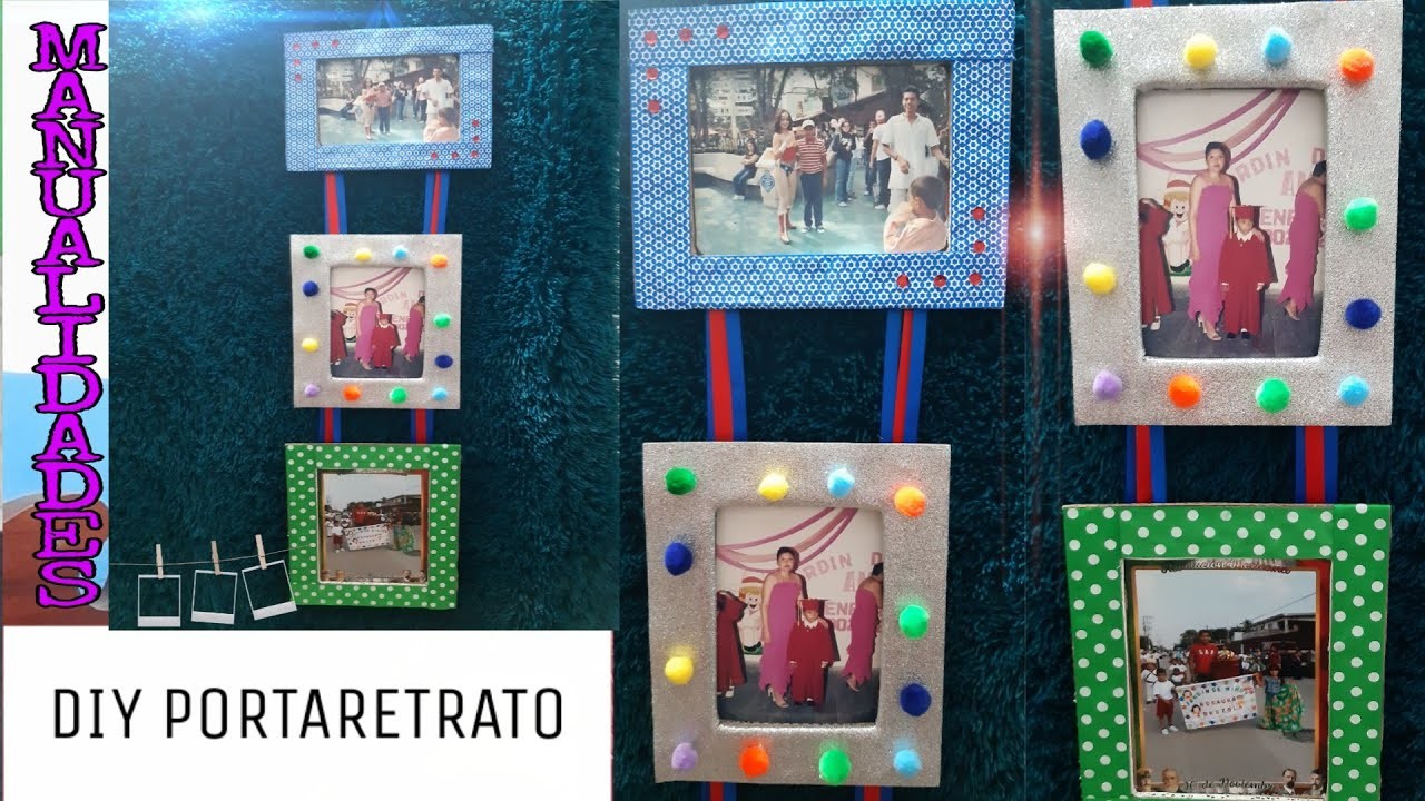 DIY Portaretrato de Carton hechos en  casa. |Manualidades | Luan Pastrana