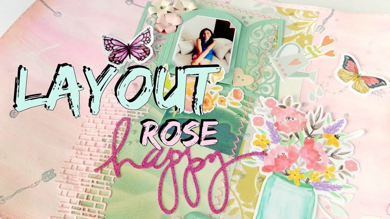 LAYOUT ROSE MINT -DESAFIO ZONA SCRAPERA- SCRAPBOOKING