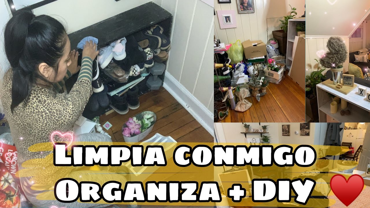 ♥️LIMPIA CONMIGO????limpieza y organización del hogar +DIY SAN VALENTIN| SANDY ELIZABETH