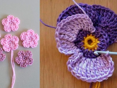 Manualidades de Flores Tejidas a Crochet