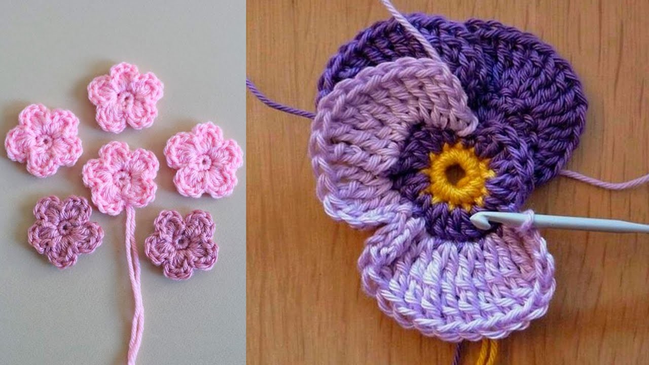 Manualidades de Flores Tejidas a Crochet