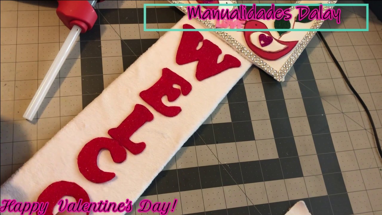 Manualidades para San valentin(Valentine's Day)decoracion facilde hacer
