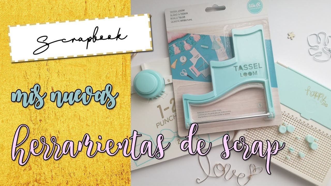 MIS NUEVAS HERRAMIENTAS | MÁQUINAS | SCRAPBOOK | 2020