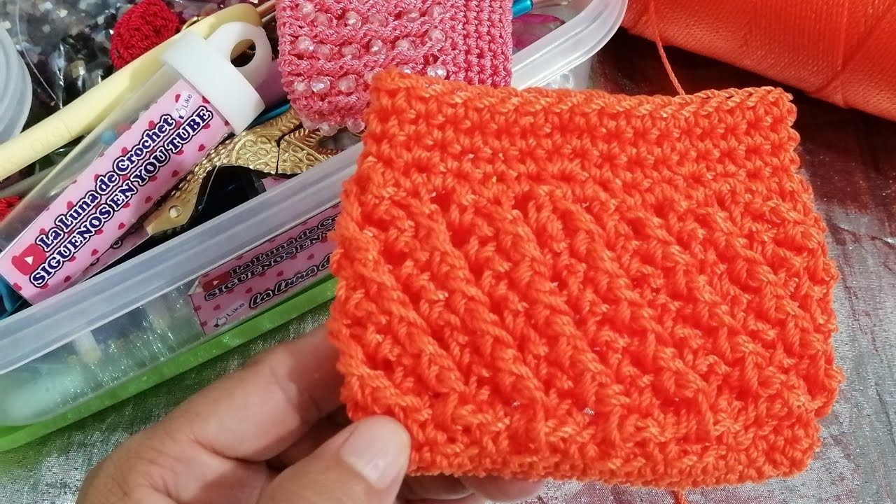 Monedero En Espiral Tejido a Crochet