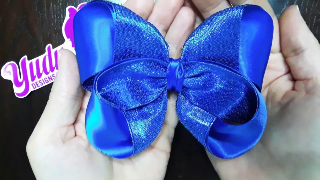 Moño mariposa hecho con cinta, rápido y fácil de hacer. | Ribbon Butterfly | Borboleta de Fita