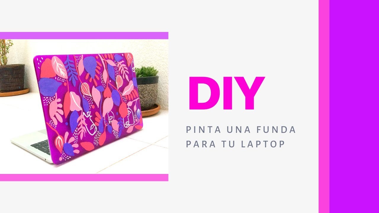 Pinta una funda para tu laptop | DIY |