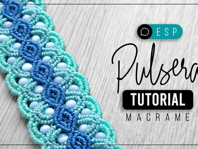 Pulsera Agua » ???? tutorial | como hacer pulsera de hilo | diy ● Macrame #183