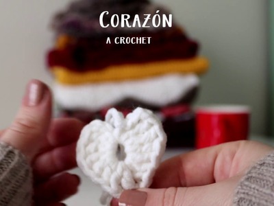 Tutorial fácil y rápido de un Corazón a Crochet. How to Crochet a Heart. Rápido y fácil
