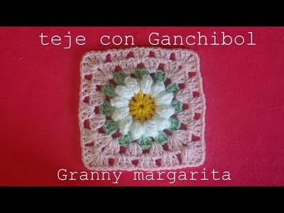 Tutorial paso a paso.Granny margarita.teje con GanchiBol.crochet,ganchillo
