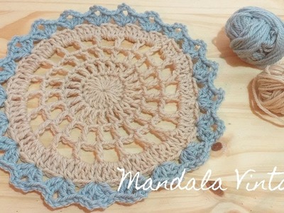 Crochet Mandala Vintage - Paso a paso