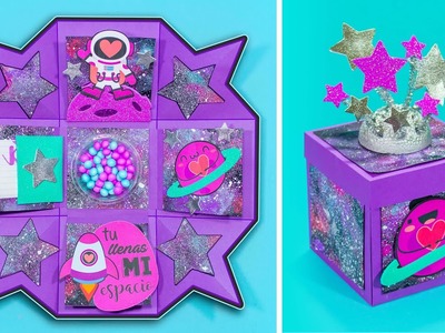 DIY: Cajita EXPLOSIVA GALAXIA