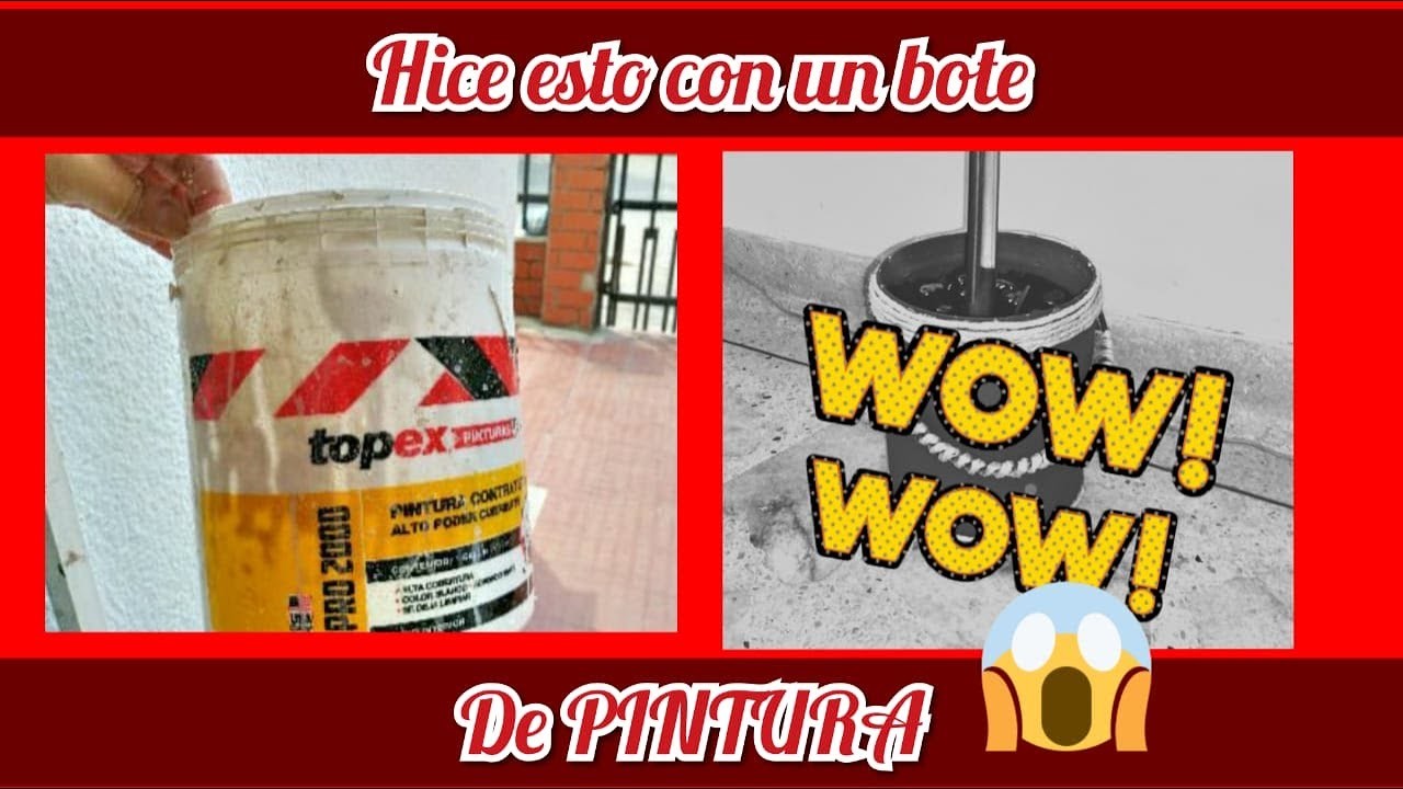 DIY  RECICLA Y REUTILIZA recipiente de pintura  para hacer una MATERA!!