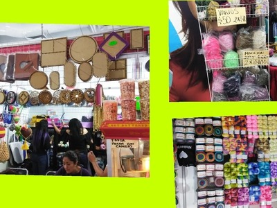 Expo Reforma de manualidades visita 2 tiendas estambres y trapillo