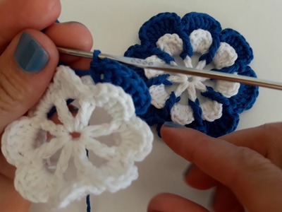 Flor a crochet paso a paso