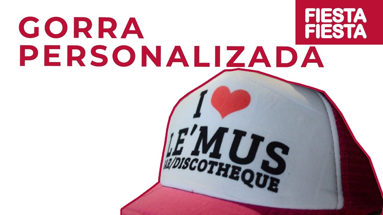 Gorras personalizadas para todo tipo de eventos o fiestas