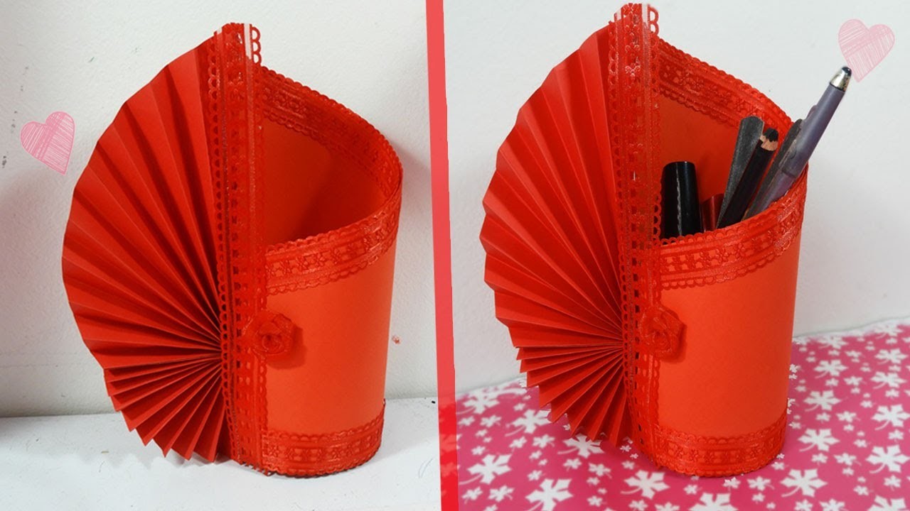 ORGANIZADOR  HECHO CON PAPEL - ORGANIZER MADE WITH PAPER