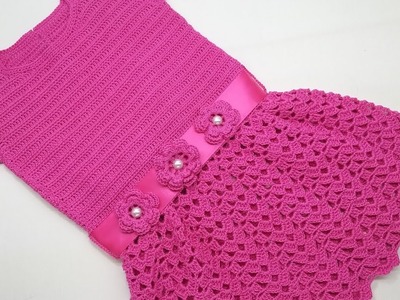 Vestido bugambilia a crochet muy fácil 1.2