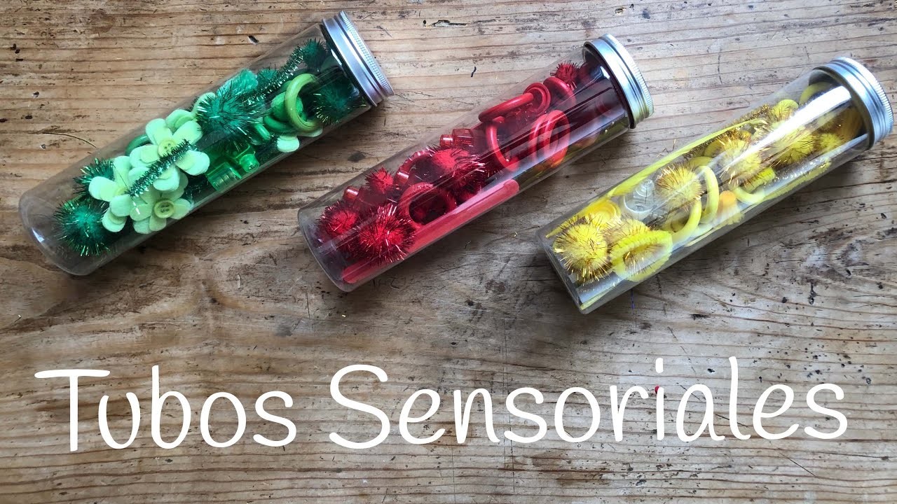 Botellas sensoriales para niños | Manualidades de reciclaje