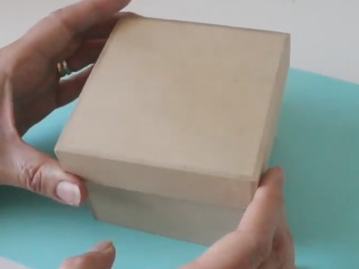 ????Cajas decoradas ????Cómo decorar cajas - Manualidades fáciles - Arte en casa