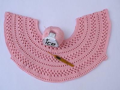 Canesú para jersey o blusa de primavera muy fácil y rápido #yomequedoencasatejiendocrochet #crochet