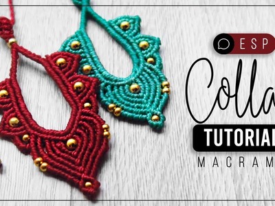 Collar Hamsa » ☀️ tutorial | como hacer collar de hilo | diy ● Macrame #192