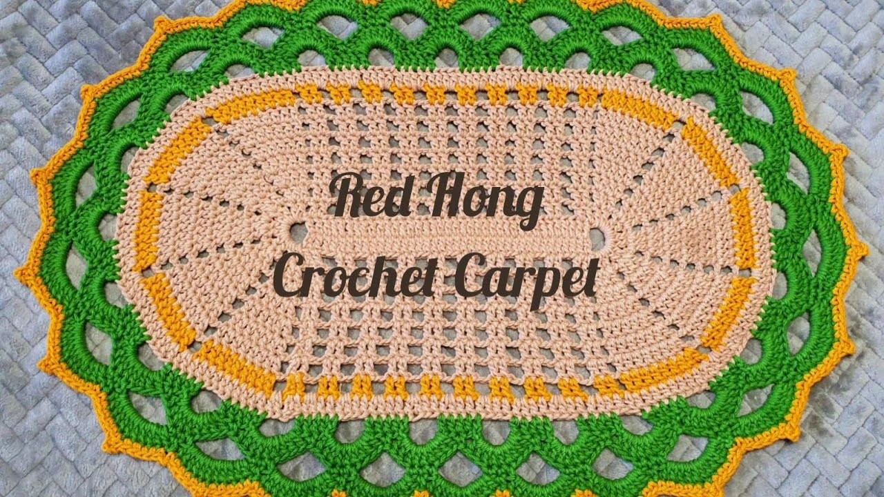 #Crochet Pequeño Tapete.코바늘 페케누 카펫.발매트