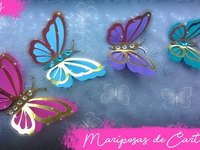 DIY Mariposas de cartulina  @Kath Reyes