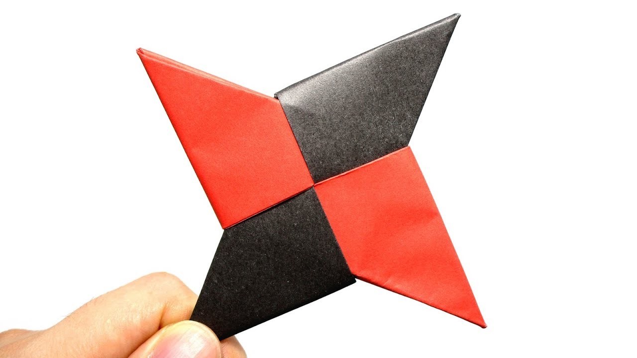 Origami Ninja Star (Shuriken) 折り紙 手裏剣